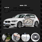 Bmw F20 Oto Araç Kapı Koruma Fitili 5metre Parlak Siyah Renk - 1