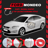 Ford Mondeo Oto Araç Kapı Koruma Fitili 5metre Parlak Kırmızı Renk thumbnail 1