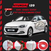 Hyundai İ20 Oto Araç Kapı Koruma Fitili 5metre Parlak Kırmızı Renk thumbnail 1