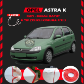Opel Corsa C Oto Araç Kapı Koruma Fitili 5metre Parlak Kırmızı Renk thumbnail 1