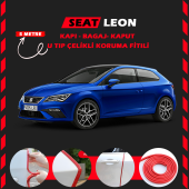 Seat Leon Oto Araç Kapı Koruma Fitili 5metre Parlak Kırmızı Renk thumbnail 1