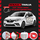 Symbol Thalia Oto Araç Kapı Koruma Fitili 5metre Parlak Kırmızı Renk thumbnail 1