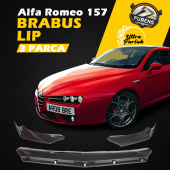 Alfa Romeo 157 Uyumlu Brabus Ön Lip 3 Parça Kanatlı Lip - 1