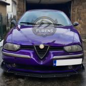 Alfa Romeo 157 Uyumlu Brabus Ön Lip 3 Parça Kanatlı Lip - 3