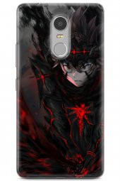 Lenovo K6 Note Uyumlu Kılıf Supers 14 Asta Devil Anime Cover Kılıf Siyah - 1