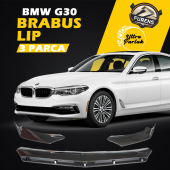 Bmw G30 5 Serisi Uyumlu Brabus Ön Lip 3 Parça Kanatlı Lip - 1