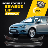 Ford Focus 2,5 2008-2011 Kasa Uyumlu Brabus Ön Lip 3 Parça Kanatlı Lip - 1