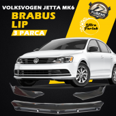 Vw Jetta Mk6 2011 Uyumlu Brabus Ön Lip 3 Parça Kanatlı Lip - 1
