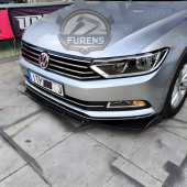 Vw Passat B8 Uyumlu Brabus Ön Lip 3 Parça Kanatlı Lip - 2
