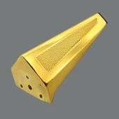 Ovit Koltuk Baza Puf Sehpa Tv Ünite Masa Mobilya Ayağı Ayakları Metal Ayakları 14 Cm Altın thumbnail 6