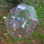 Şemsiye Şeffaf Şemsiye Baston Şemsiye - 1