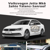 Wv Jetta mk6 Parlak Siyah Yalancı Çakma Sahte Sunroof thumbnail 1