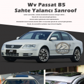 Volksvogen Passat B5 Parlak Siyah Yalancı Çakma Sahte Sunroof - 1