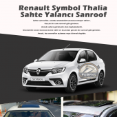 Symbol Thalia Siyah Yalancı Çakma Sahte Sunroof - 1