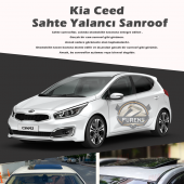 Kia Ceed Parlak Siyah Yalancı Çakma Sahte Sunroof - 1