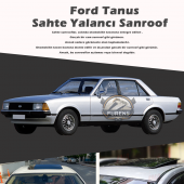 Ford Tanus Parlak Siyah Yalancı Çakma Sahte Sunroof - 1