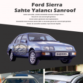 Ford Sierra Parlak Siyah Yalancı Çakma Sahte Sunroof - 1