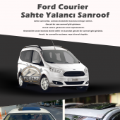 Ford Courier Parlak Siyah Yalancı Çakma Sahte Sunroof - 1