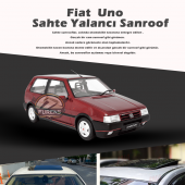 Fiat Uno Parlak Siyah Yalancı Çakma Sahte Sunroof thumbnail 1