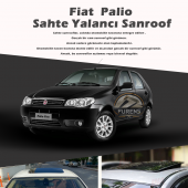 Fiat Palio Parlak Siyah Yalancı Çakma Sahte Sunroof thumbnail 1