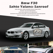 Bmw F30 Parlak Siyah Yalancı Çakma Sahte Sunroof - 1