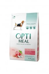 OptiMeal Hindi Etli Orta Irk Yetişkin Köpek Maması 4 Kg - 1