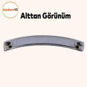 Kemer Mobilya Mutfak Dolabı Çekmece Dolap Kulpları Düz Metal Kulp Kulbu Kulpu (96 MM-9.6 CM) Krom thumbnail 3