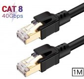 PrimeX PX-5214 1 Metre Cat8 Kablo, 40Gbps S/ftp 2000MHz Yüksek Hızlı İnternet Kablosu - 5