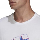 Adidas HG8850 Barce Logo 1 Short Sleeve Erkek Tişört - 3