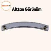 Kemer Mobilya Mutfak Dolabı Çekmece Dolap Kapak Kulpu Düz Metal Kulp Kulbu Kulpu 128 Mm Krom - 3