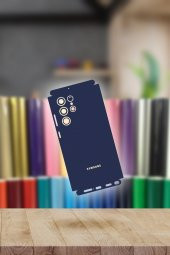 Lacivert Galaxy S22 Ultra Kaplama Arka Ve Yan Full Kaplayan Koruyucu Body Hydrogel Kaplama - 2