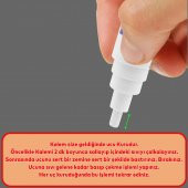 Plus Proline Derz Dolgu 380 Gr Beyaz Kuruyan Su Bazlı Kokusuz Kalıcı Derz Kalemi Beyaz (2Li SET) thumbnail 3