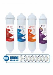 Piksel Aqua Su Arıtma Cihazı 4 lü Filtre Seti Ön Filtreler ve Tatlandırıcı thumbnail 1