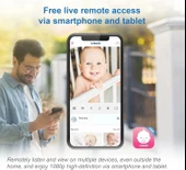 VTech RM9751 Sarı Papatya Akıllı Wi-Fi Bebek Kamerası - 2