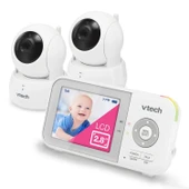 VTech VM923-2 Videolu Bebek Monitörü - 19 Saat Pil Ömrü - 2 Kamera - 1
