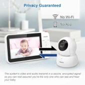 VTech VM924 Uzaktan Pan-Tilt-Zoom Videolu Bebek Monitörü, 5 Inc Ekran - 3