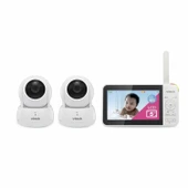 VTech VM924-2 Uzaktan Pan-Tilt-Zoom 2 Kameralı Video Monitörü - 5 Inc - 1