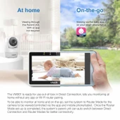VTech VM901 Akıllı WiFi Bebek Monitörü, 5 Inc 720p Ekran - 4