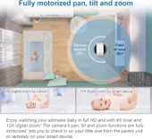 VTech RM7764-2HD 1080p Akıllı WiFi Uzaktan Erişim - 2 Kamera - 3