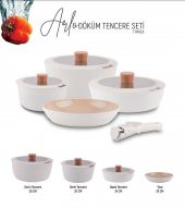 Arow Arlo Döküm 7 Prç Tencere Seti DC1.TR-4263 - 1