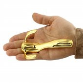Metal Portmanto Vestiyer Duvar Dolap Elbise Askısı Mat Gold Mobilya Kapı Askılığı Aparatı Askı - 4