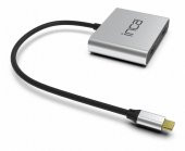 INCA ITPC-4T TYPE-C HUB 4HDMI 4K30Hz+USB2.0,PD - 4