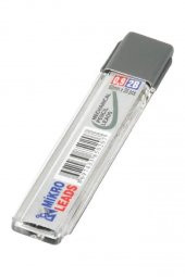 Kalem Ucu 2B 0,9 mm 1 Adet Mekanik Uçlu Otomatik Kurşun Kalem Ucu 2B 60mm x 0,9mm Siyah Uç Kısa - 1