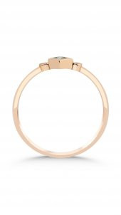 0.02 Karat Pırlanta, 0.09 Multi Safir Minimal Yüzük - 7