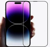 Logis Apple iPhone 15 Uyumlu Tam Kaplayan 5d Anti Statik Ekran Koruyucu Cam - 1