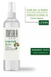 Masala Saf Karanfil Suyu 125 ml 100 Doğal Yağlı Hidrosol - Tonik Clove Floral Water Hydrosol Tonic - 2