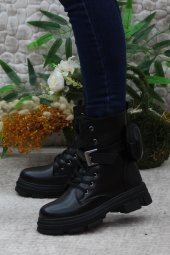 Mehmet Mete 7640 Anatomik İçi Polar Kaymaz Taban Kız Çocuk Bot thumbnail 5