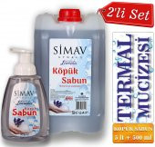 SİMAV Termal Sulu Lavanta Özlü Köpük Sabun Seti 2li - 5 Lt + 500 ml - 1