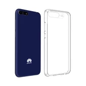 Huawei Y6 2018 Kılıf Köşe Korumalı Şeffaf Silikon Kapak thumbnail 1