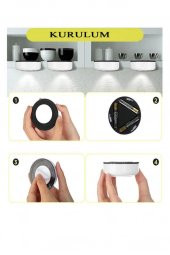 Panther PT-1114 Dolap İçi Lamba Kare Siyah - COB LED - 7